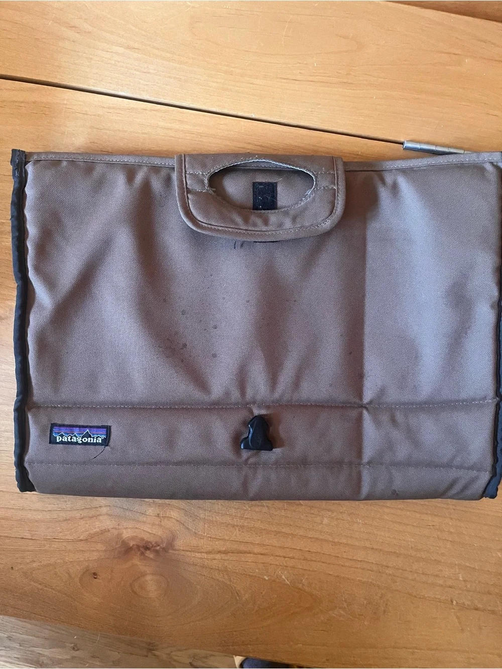 Patagonia Brown Messenger Bag with Tan Trim - Men's Shoulder Satchel
